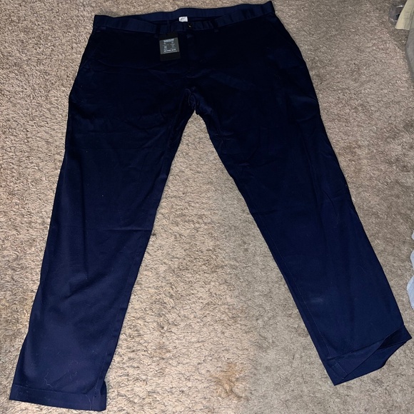 Fabletics The High Side Chino (Modern Slim Fit) 44x32 NWT — Dark Blue - Picture 1 of 5